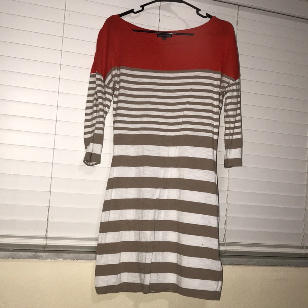 Express striped dress